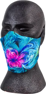 Produktbild von PSYWORK Schwarzlicht Behelfsmaske Neon "Plasma Galaxy", Gr. L