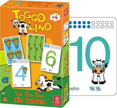 Produktbild von ASS Altenburger Spielkarten - Toggolino "1…2…3 Die Zahlen"