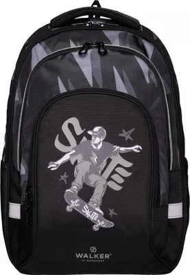 Produktbild von Walker Schulrucksack Rucksack mit Laptopfach Fame Ace Backpack 28L Skate schwarz