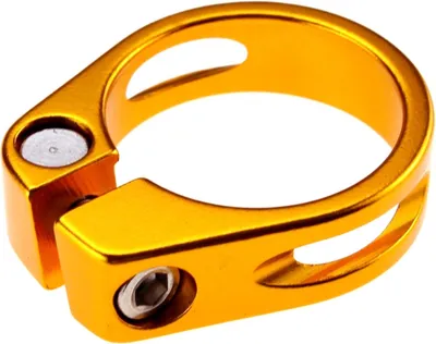 Imagen del producto de Abrazadera rápida para tija de sillín, aluminio, 30,9/31,6 mm, compatible con fibra de carbono, para bicicletas de montaña y de carretera