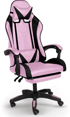 Produktbild von Chefsessel Stuhl Home Office Chair Racing Bürostuhl Sportsitz Büro Stuhl,Farbe:Rosa/Schwarz