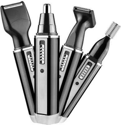 Produktbild von Nasenhaartrimmer 4 in 1 Nasenhaartrimmer Ohrhaartrimmer mit USB-Kabel für Männer und Frauen