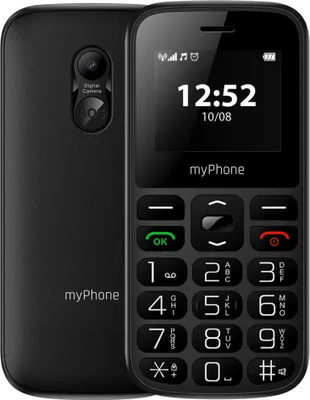 Image de myPhone Halo A Téléphone mobile Écran 1.77", 800 mAh, Dual Sim, Appareil photo 0,3 Mpx, 2G Noir