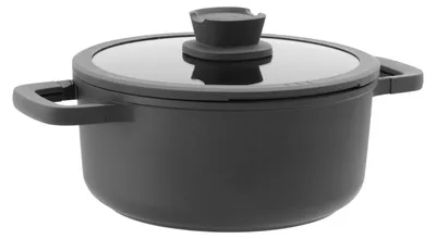 Produktbild von BergHOFF 3950593, 4,4 l, Schwarz, Aluminium, Glas, Silikon, CeraGreen, Keramik, Elektro, Gas, Halogen, Induktion, Schwarz