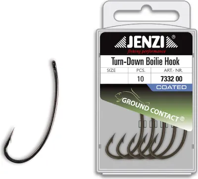 Produktbild von Jenzi Turn Down Boilie Haken 10 Stück 8