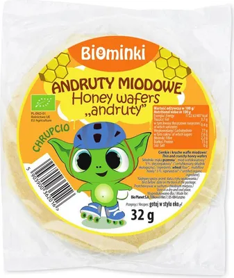 ANDRUTY MIODOWE BIO 32 g (8 szt.) - BIOMINKI