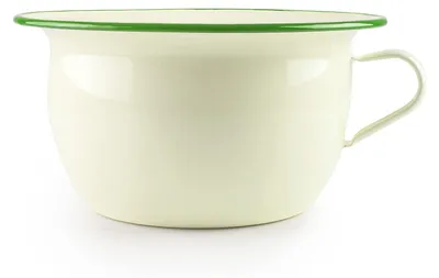 Immagine prodotto di Vasino smaltato con bordo verde 24cm 3,5l