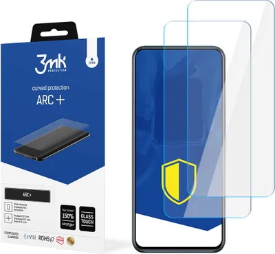 Produktbild von 3mk Display Schutzfolie ARC+ für ZTE Axon 20 5G  0,17mm Self-Heal (2 Stück)