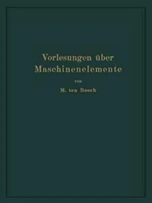 Obrázek produktu pro Vorlesungen über Maschinenelemente