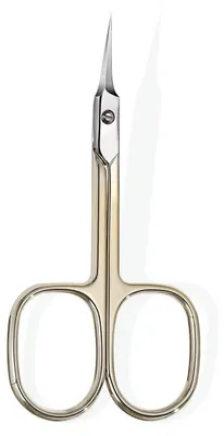 Productafbeelding van Nagelknipper, extra fijn en scherp, gebogen, roestvrij staal, goudkleurig, 9.4 x 4.5 cm