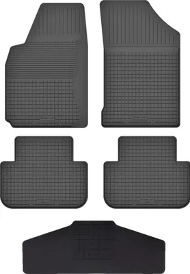 Produktbild von Gummi Fußmatten Set Für: Dodge Durango Iii (2010-2020) Gummimatten Schwarz