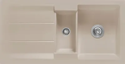 Produktbild von Flächenbündige Spüle GENEA 100 F in FANGO mit Handbetätigung / Einbauspüle / Flächenbündig