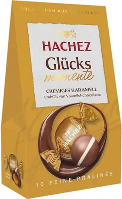 Produktbild von Hachez Glücksmomente Cremiges Karamell 112g