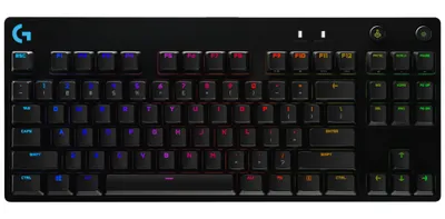 Produktbild von Logitech G 920-009426, Kabelgebunden, USB, Mechanischer Switch, QWERTY, RGB-LED, Schwarz