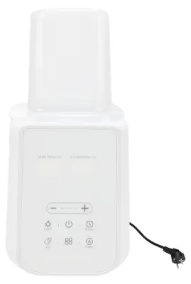 Produktbild von 200-W-Flaschenwärmer mit Digitalanzeige und Touchscreen, Einzelflaschenwärmer mit 48 Stunden konstanter Temperatur, weiß, EU-Stecker 220 V