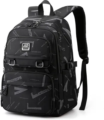 Produktbild von MODFU Laptop Rucksack für Herren Damen, Großer Schulrucksack für Jungen, Mädchen und Teenager, Anti-Diebstahl Computer Rucksack, Laptop, Handgepäck Rucksack(Schwarz)