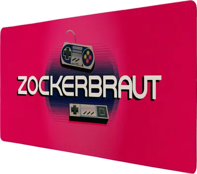 Produktbild von Zockerbraut Schreibtischunterlage 69x31cm XXL Mauspad