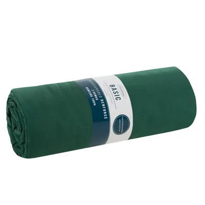 Zdjęcie produktu dla Prześcieradło z gumką Basic 160x200 +30 cm bawełna zielone
