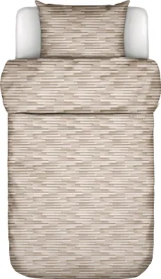 Produktbild von Marc O' Polo Satin-Bettwäsche-Garnitur  Svali Farbe Oatmeal Größe 200x220+2x80x80