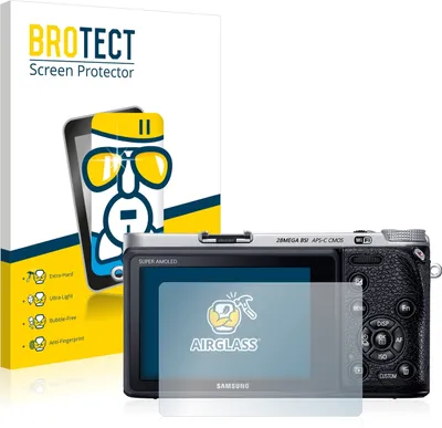 Produktbild von BROTECT Schutzglas für Samsung NX500 Schutzfolie Panzer Folie Glas Display Schutz klar