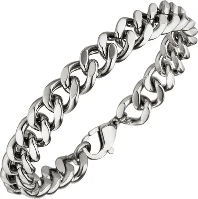 Produktbild von Panzerarmband Edelstahl 21 cm Armband