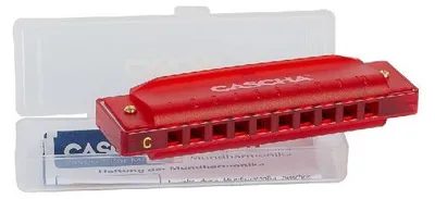 Produktbild von Fun Blues Mundharmonika Red (incl. hard case and flyer)