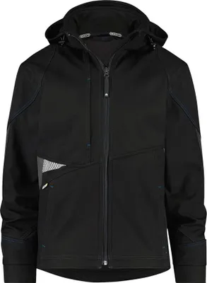 Produktbild von DASSY Softshelljacke GRAVITY Gr. M schwarz/anthrazit