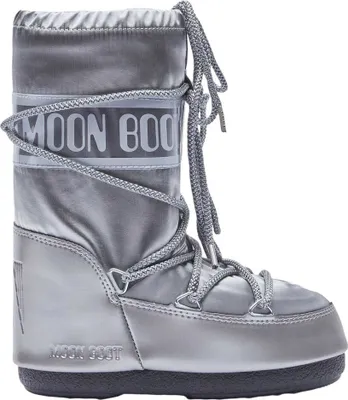 Produktbild von Moon Boot Icon Glance Stiefel Silber EU 23-26 Junge Silber EU 23-26