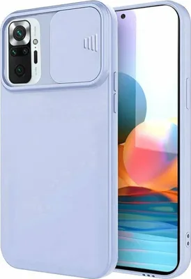 Produktbild von cofi1453® 360 Grad Schutz CamShield Silikon Cover Case Slim Handyhülle Schutzhülle mit Kameraschutz Kameraabdeckung kompatibel mit Xiaomi Redmi Note 9 Hellblau