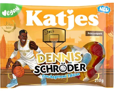 Produktbild von Katjes Dennis Schröder Fruchtgummi Edition 210g
