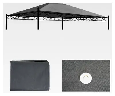 Produktbild von Ersatzbezug für Dach der Pergola Cadiz 4x3m - grau