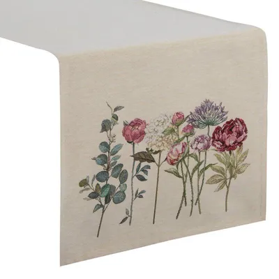 Produktbild von Eurofirany Tischläufer Gobelin beige 140 cm x 45 cm