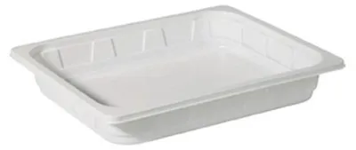 Produktbild von 100x DUNIFORM PP-Schale 1/2 GN 325 x 265 x 50 mm Weiß ungeteilt