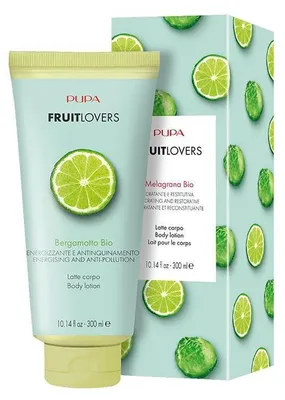 Produktbild von PUPA Milano Fruit Lovers, Frauen, Schutz, 300 ml, Tube, Milch, AQUA (WATER),CAPRYLIC/CAPRIC TRIGLYCERIDE,ETHYLHEXYL STEARATE,C12-15 ALKYL BENZOATE,ALUMINUM...
