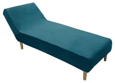 Image de Housse de fauteuil relax en velours, pour fauteuils sans accoudoirs