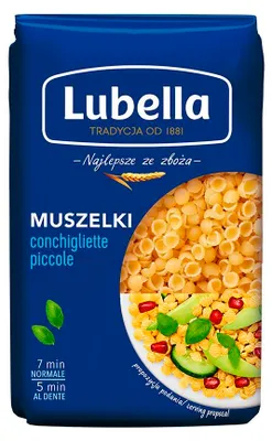 Obrázek produktu pro Makaron Lubella Muszelki Małe 400 g