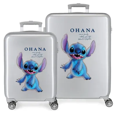 Productafbeelding van Disney Stitch ABS reistas/koffer set (2 stuks)
