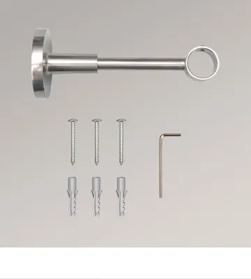 Produktbild von LYSEL® Träger geschlossen Opal für Stangen Ø 20mm Edelstahl-Optik