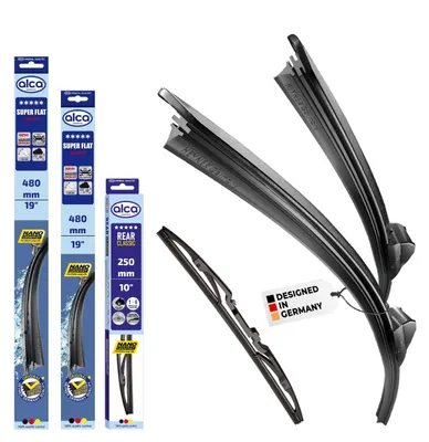 Image de alca® Kit complet d'essuie-glaces pour MINI COOPER