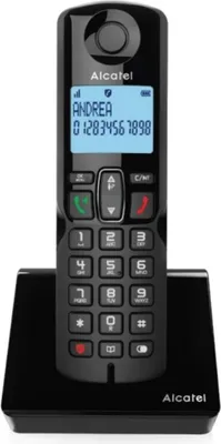 Image de Alcatel S280 EWE Téléphone DECT Identificateur d'appel Noir