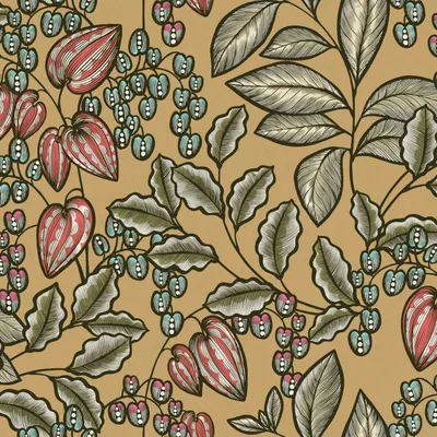 Produktbild von Profhome 377544-GU Blumen Tapete Floral matt gelb grün blau 5,33 m2