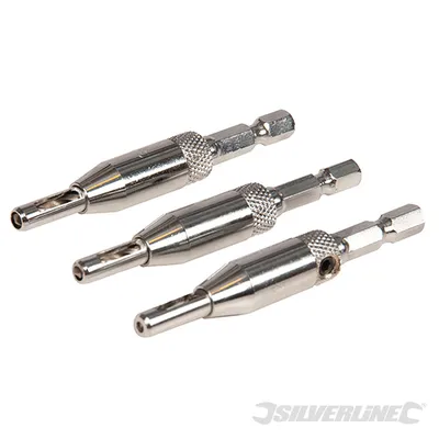 Zdjęcie produktu dla Silverline 380647 Wiertła do zawiasów, 3 szt