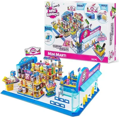 Immagine prodotto di Zuru 5 Surprise Mini Brands Mini Mart serie 3 - Supermercato - Costruisci il tuo negozio - Include 5 Mystery Minis - 26 pz