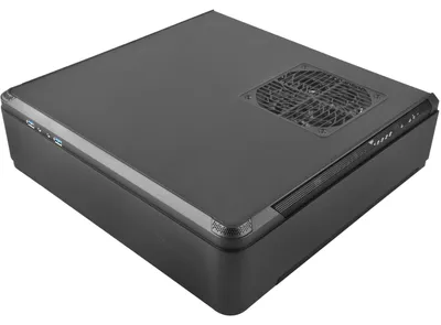 Image de Silverstone FTZ01-E, Bureau, PC, Noir, Mini-DTX, Mini-ITX, Aluminium, Acier, 8,3 cm