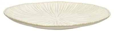 Produktbild von Pomax Mysa Speiseteller aus Porzellan, Weiß, Ø 26,2 x H 2,6 cm