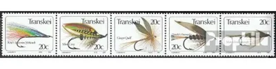 Produktbild von Briefmarken Südafrika - Transkei 1984 Mi 132-136 Fünferstreifen (kompl.Ausg.) gestempelt Angelhaken
