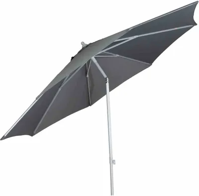 Produktbild von Sonnenschirm >Alu-Push Pro< in silber, Aluminium - 292x246x292cm (BxHxT)