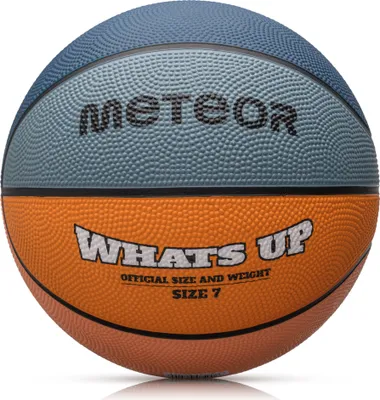 Produktbild von Meteor Basketball What's up Größe 7 Jugend, Heren marine/orange