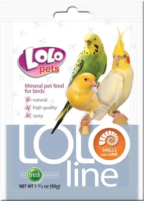 Immagine prodotto di LOLO LOLOLINE cozze e calcio per uccelli 50 g