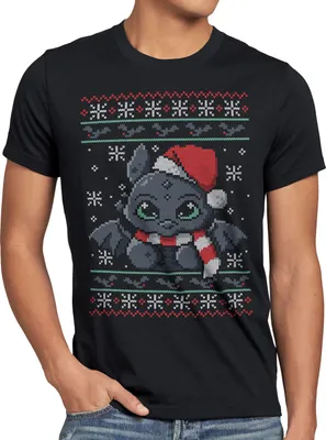 Produktbild von style3 Nordische Weihnachten Ugly Sweater Herren T-Shirt wikinger mittelalter weihnachtsbaum